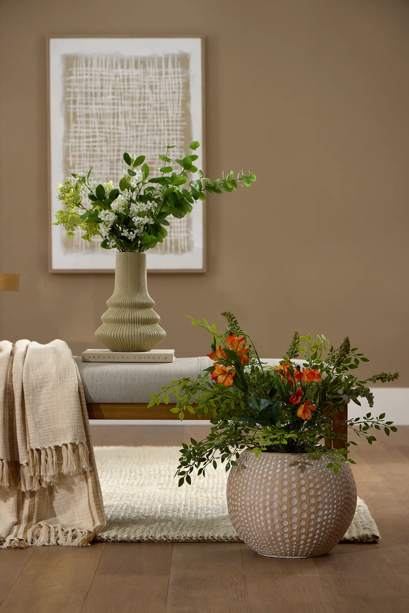 Spotti Light Brown Medium Planter