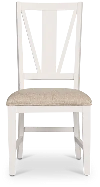 Heron Cove White Slat Side Chair