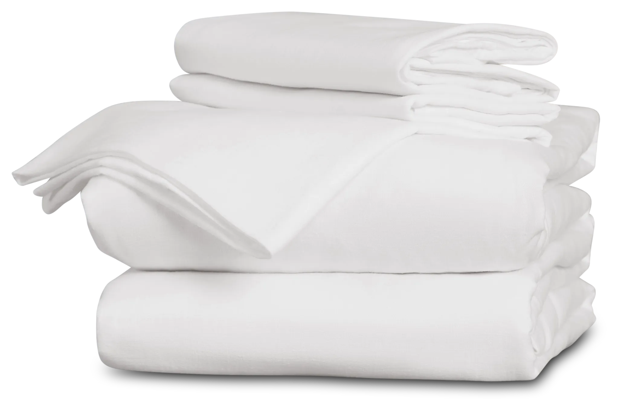 Rest & Renew Linen Blend White Sheet Set