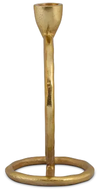 Ringo Gold Large Candle Holder