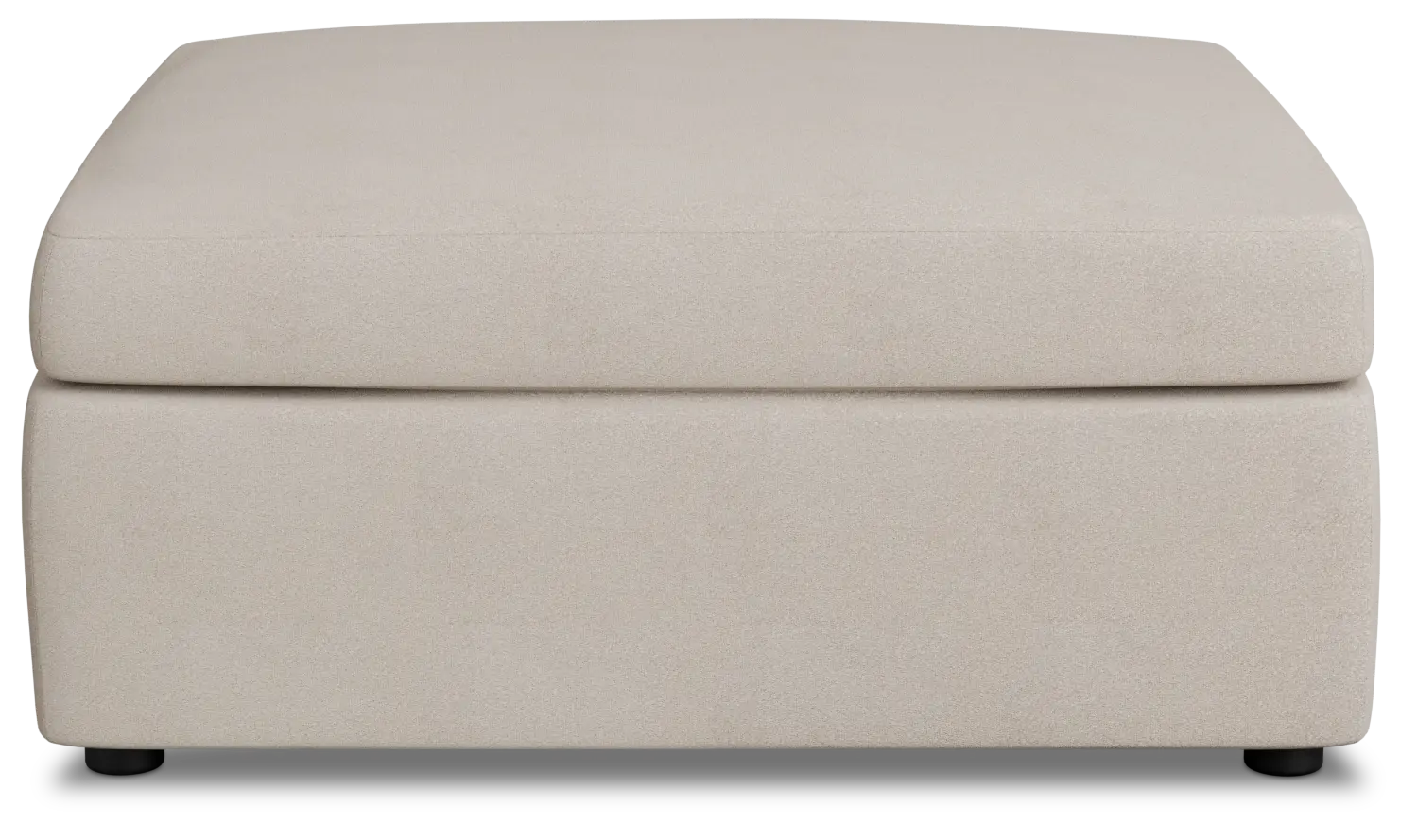 Destin Sutton Beige Fabric Cocktail Ottoman Destin Sutton Beige Fabric Cocktail Ottoman