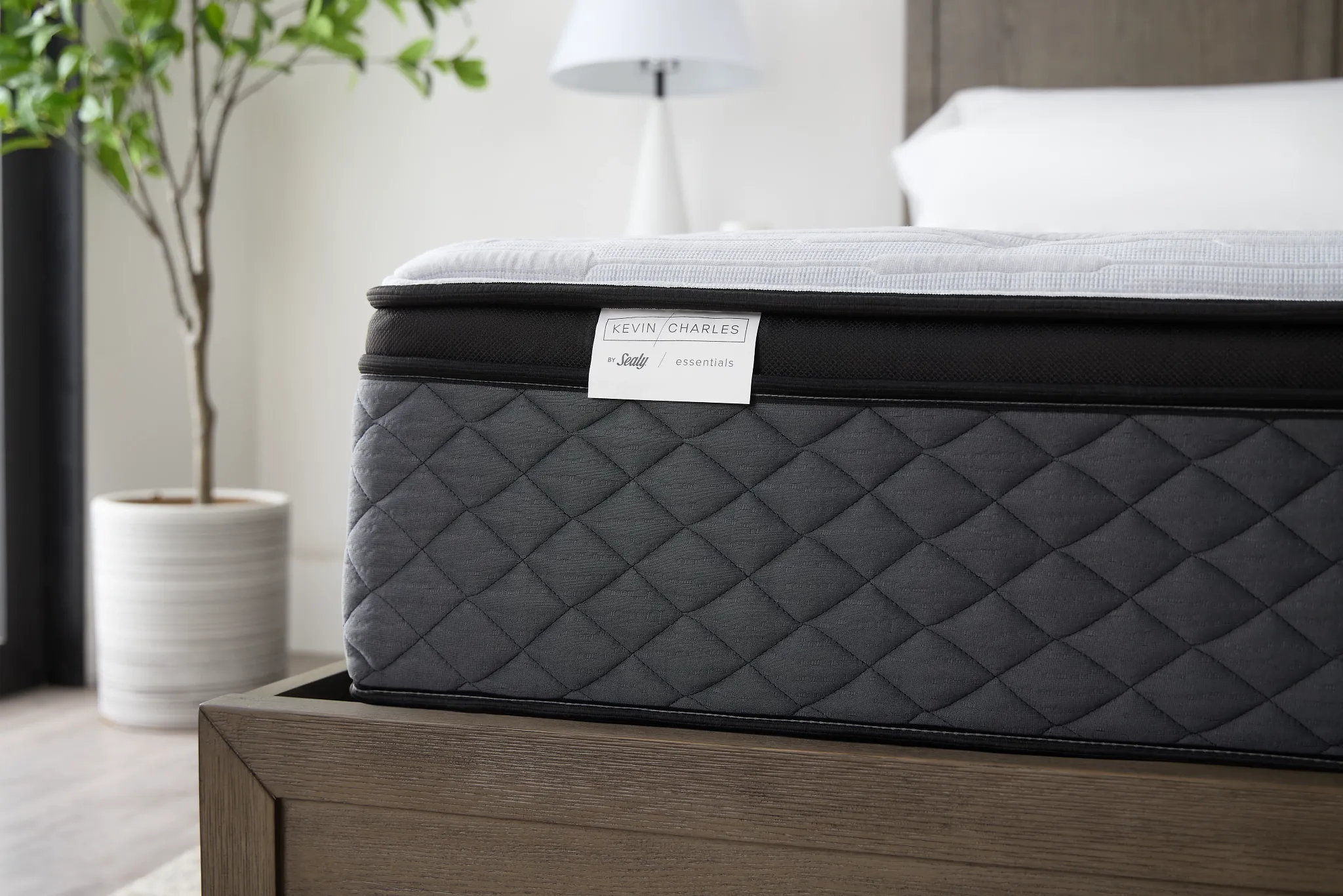 Kevin Charles By Sealy Essential 12" Plush Euro Top Mattress