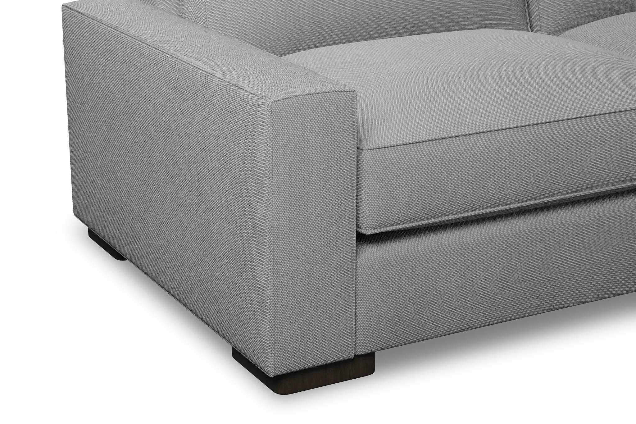 Edgewater Delray Light Gray 84" Sofa W/ 2 Cushions Edgewater Delray Light Gray 84" Sofa W/ 2 Cushions