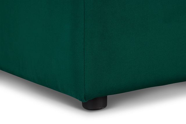 Destin Joya Green Velvet Cocktail Ottoman