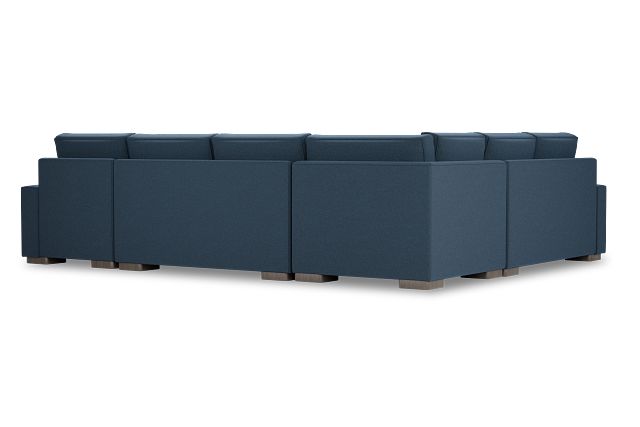 Edgewater Elite Blue Medium Right Chaise Sectional