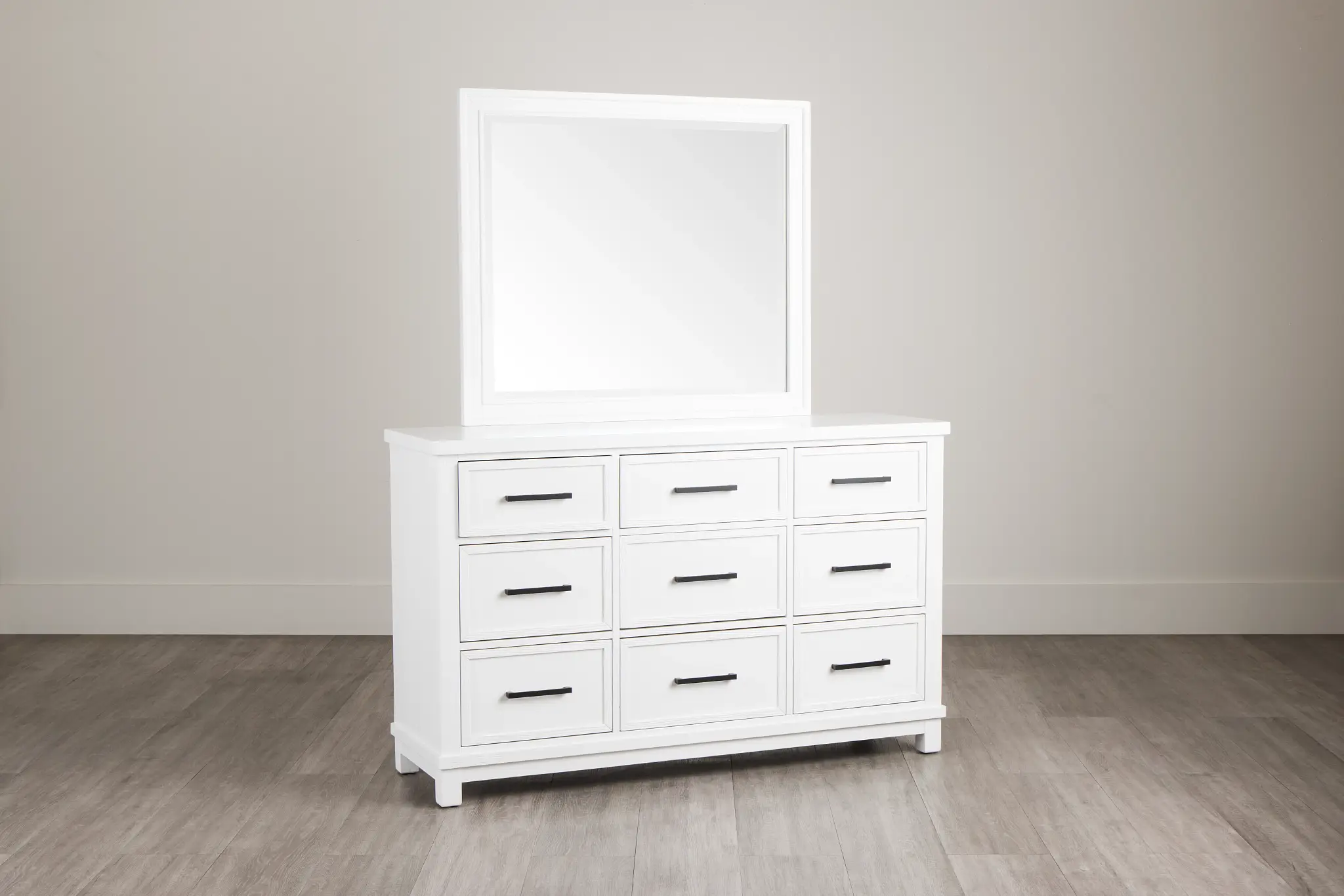 Anton White Dresser & Mirror Anton White Dresser & Mirror