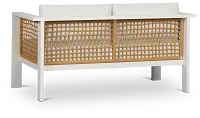 Sunrise White Loveseat