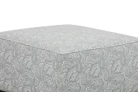 Venezia Blue Fabric Cocktail Ottoman