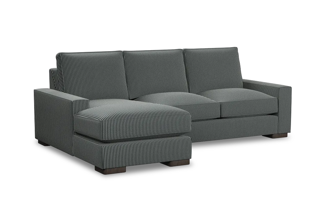 Edgewater Lucy Navy Left Chaise Sectional
