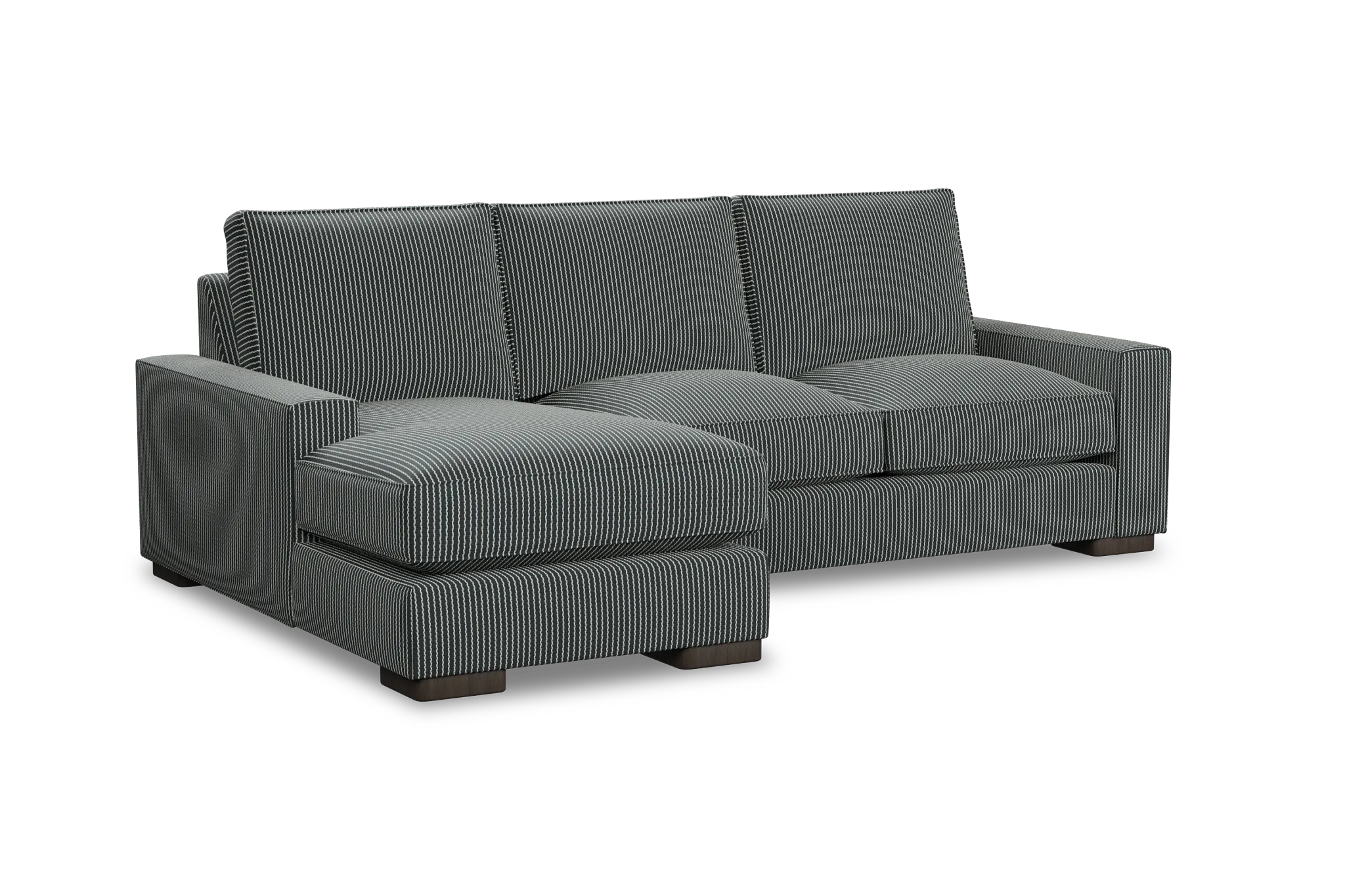 Edgewater Lucy Navy Left Chaise Sectional