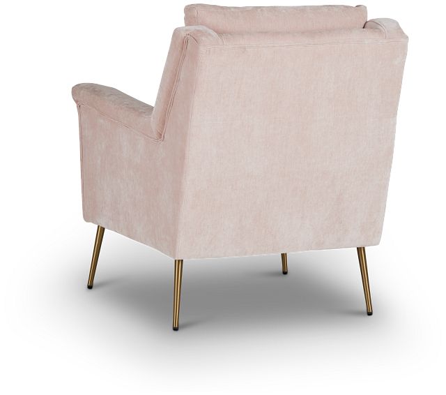 Cambridge Light Pink Velvet Accent Chair