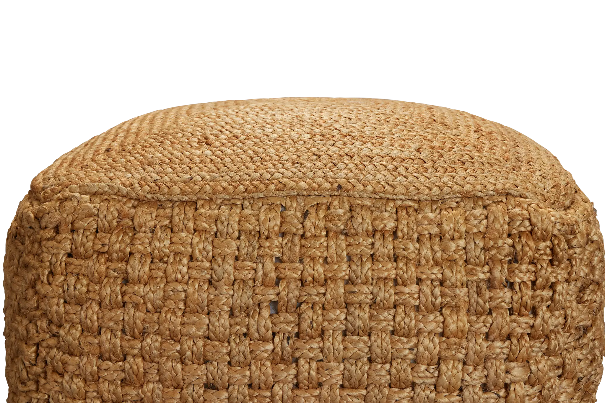Hari Light Brown Square Accent Pouf Hari Light Brown Square Accent Pouf