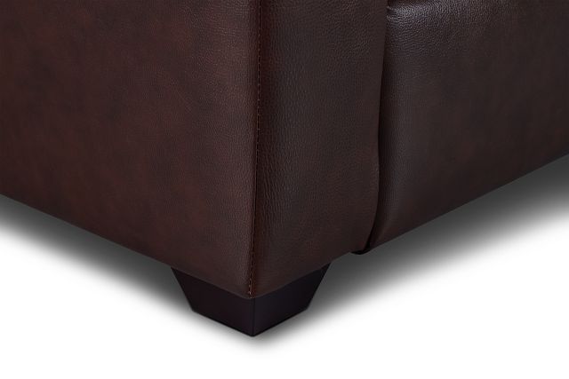 Lane Medium Brown Lthr/vinyl Sofa