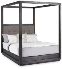 Madden Gray Uph Canopy Bed
