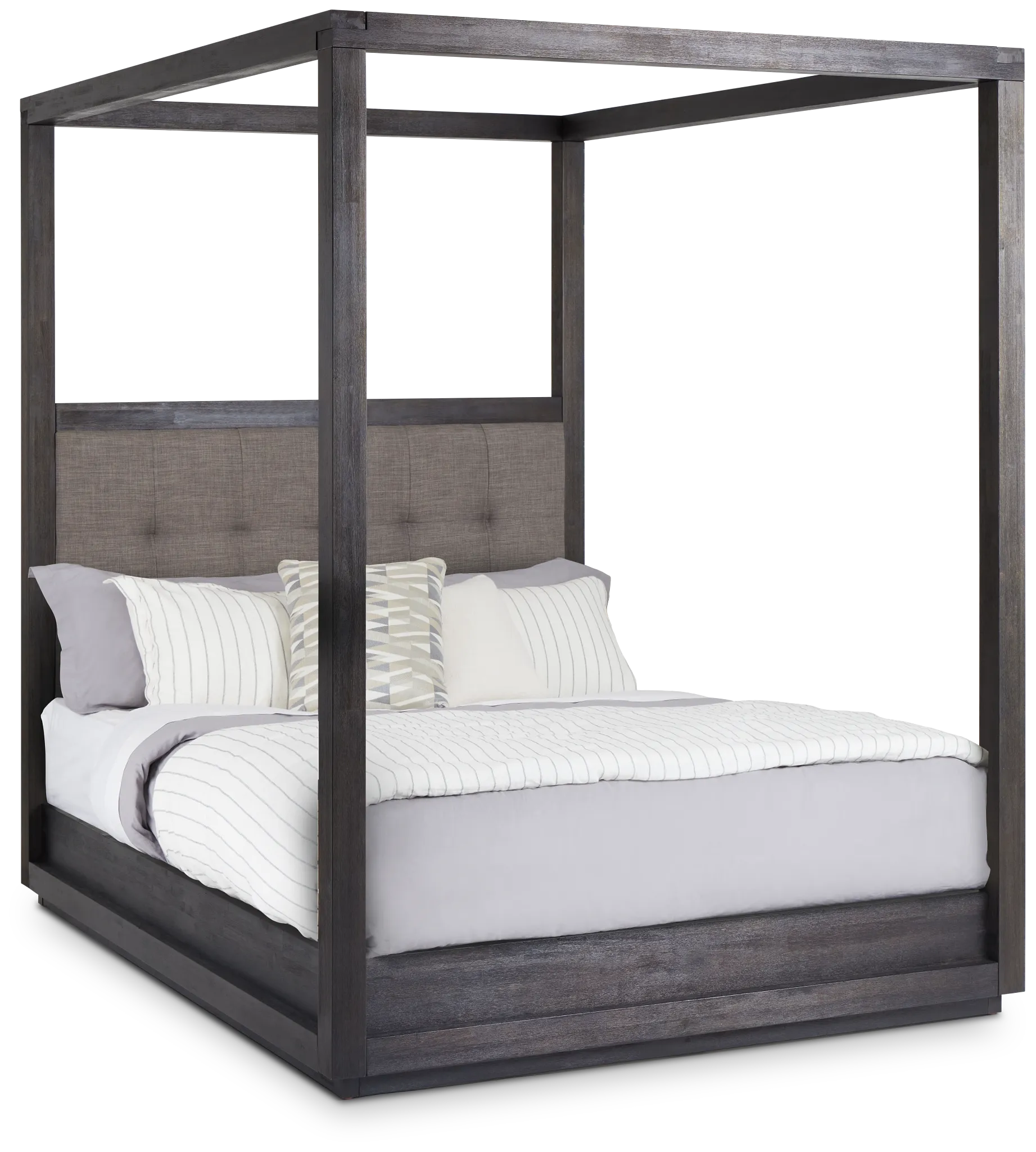 Madden Gray Uph Canopy Bed