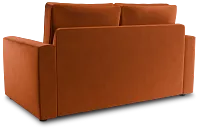 Siesta Joya Orange Fabric Loveseat