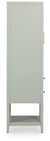 Alden Green Linen Cabinet