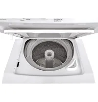 Ge 24 Series White Gas Laundry Center