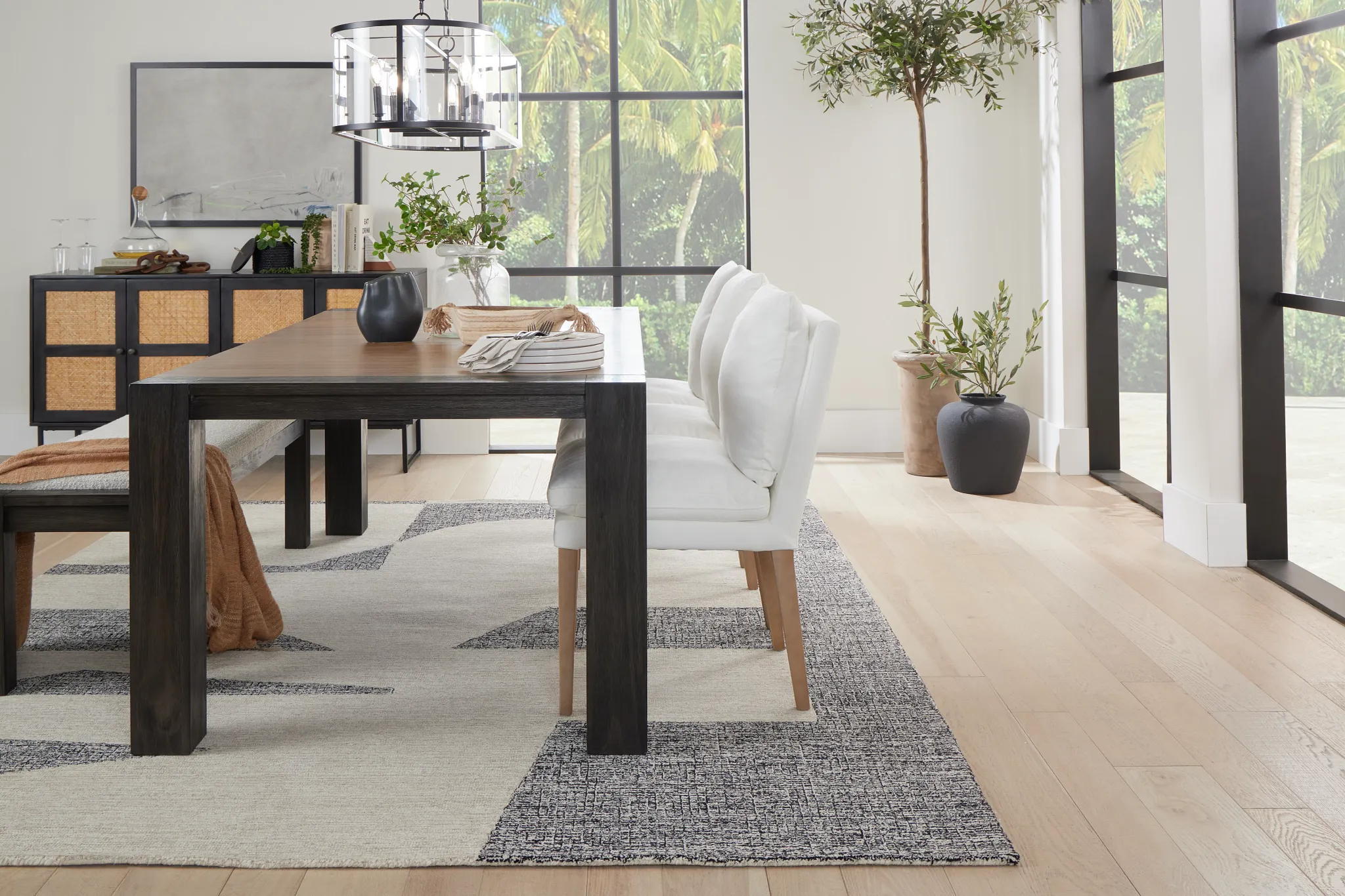 Jackson Two-tone Rectangular Table