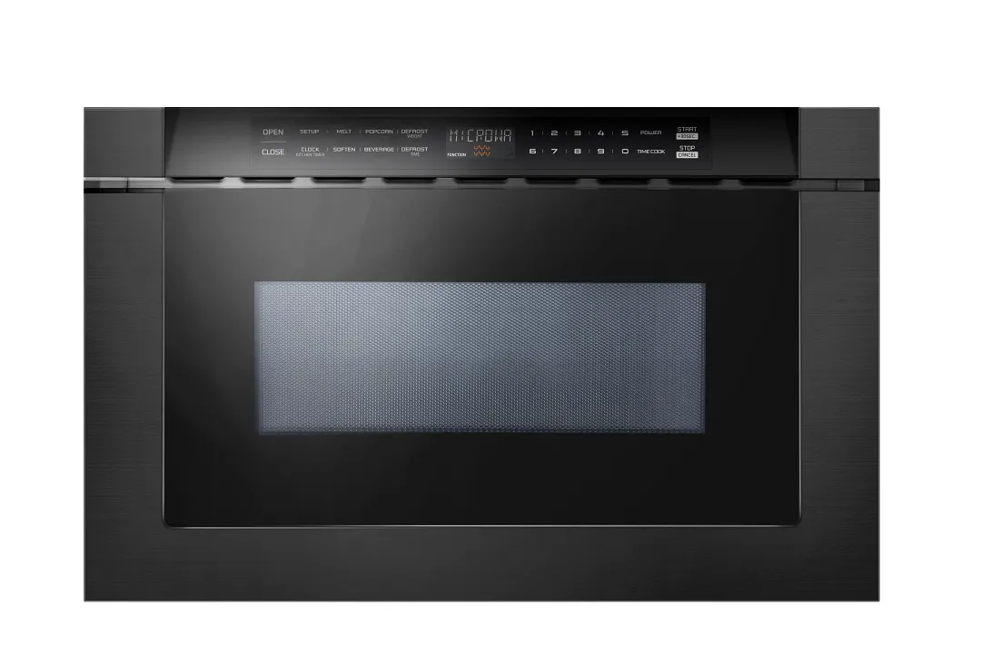 Xo Appliance 24 Series Black Stnl Steel Built-in Microwave