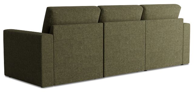 Citymod Green Fabric Small Left Chaise Sectional