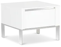 Vancouver White Square End Table