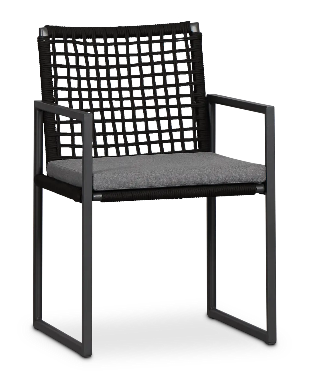 Sunrise Dark Gray Aluminum Arm Chair Sunrise Dark Gray Aluminum Arm Chair
