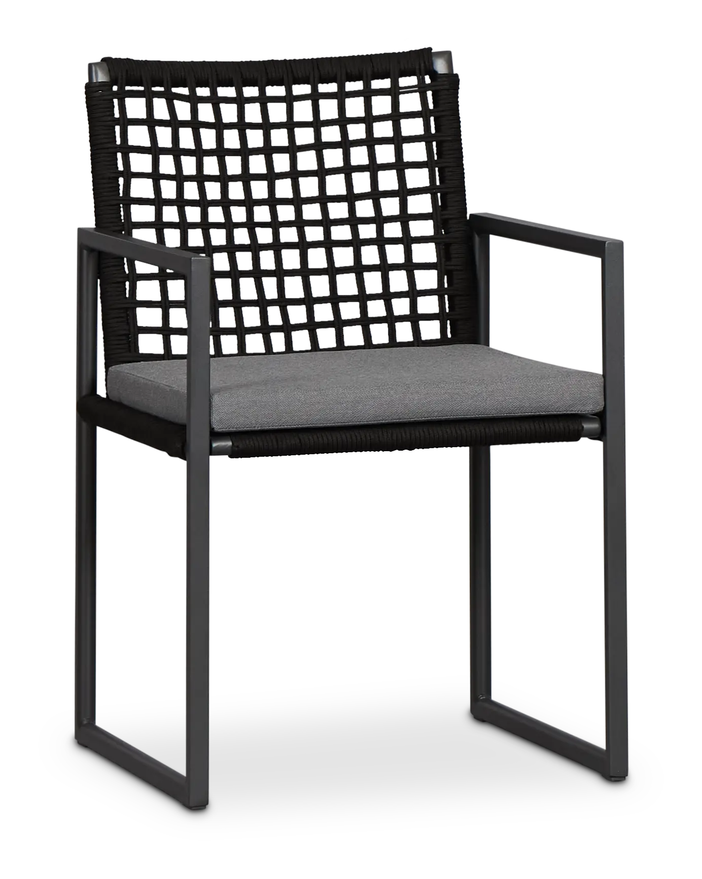 Sunrise Dark Gray Aluminum Arm Chair Sunrise Dark Gray Aluminum Arm Chair