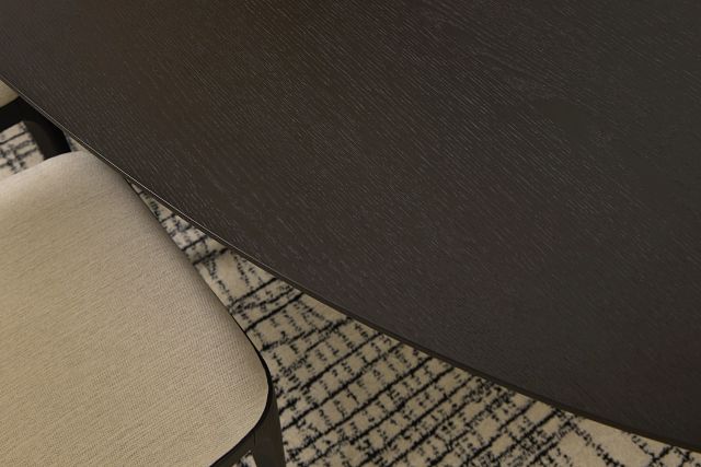Nomad Black 94" Oval Table
