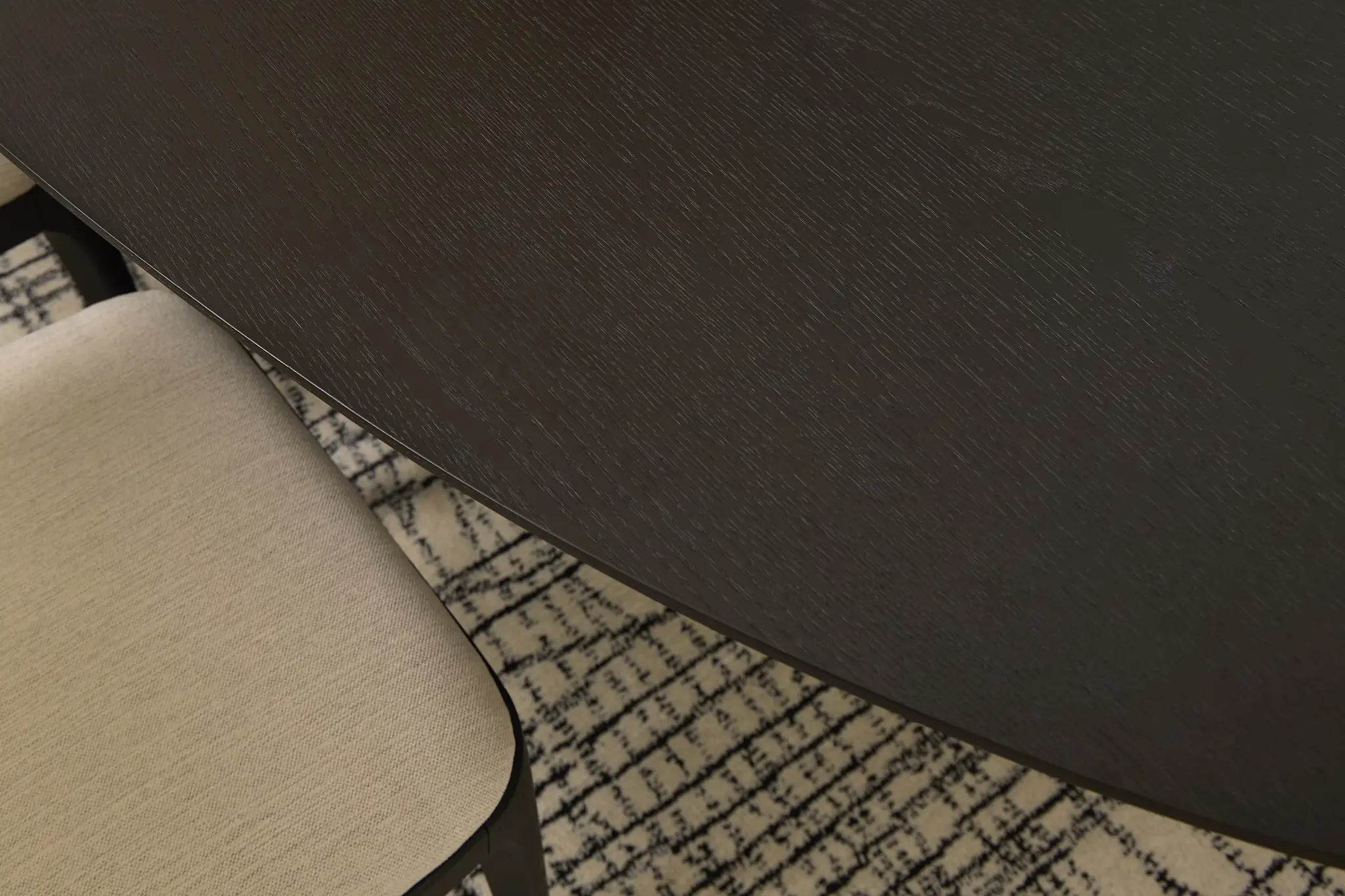 Nomad Black 94" Oval Table Nomad Black 94" Oval Table