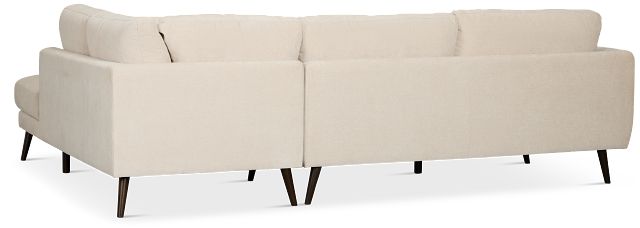 Indie Beige Fabric Small Right Bumper Sectional