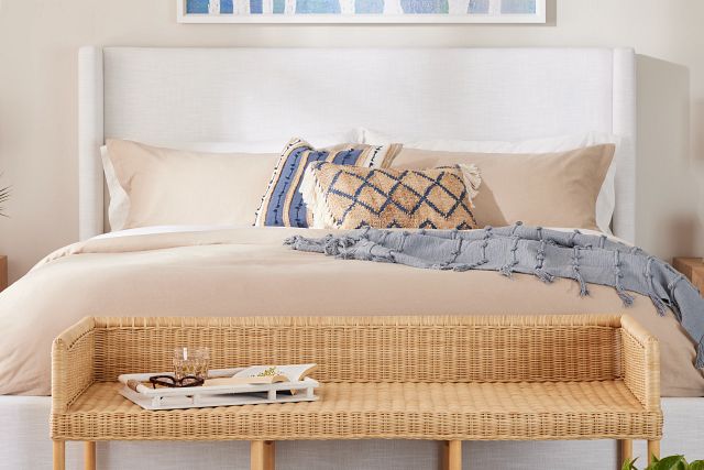 Banzai Light Tone Woven Bench