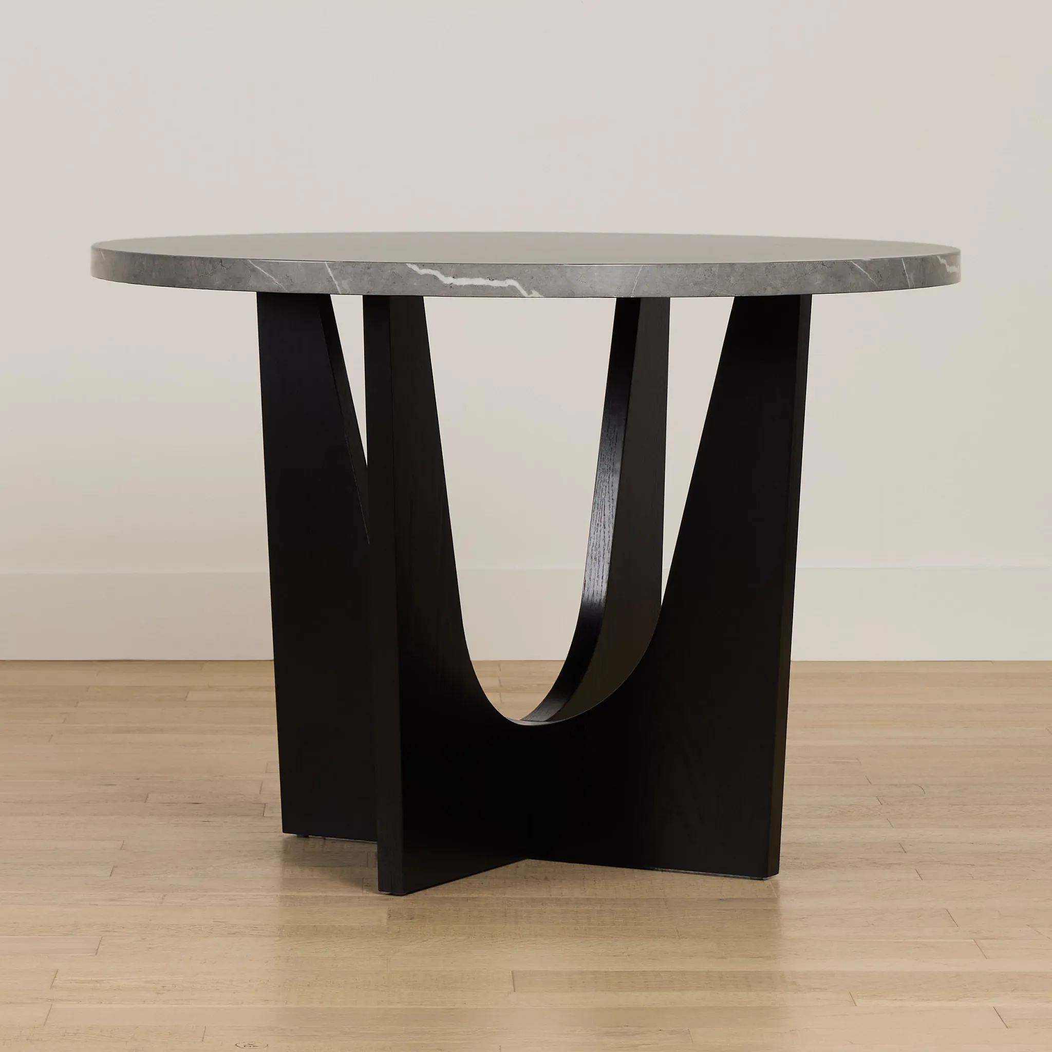 Oxford Two-tone Round High Dining Table