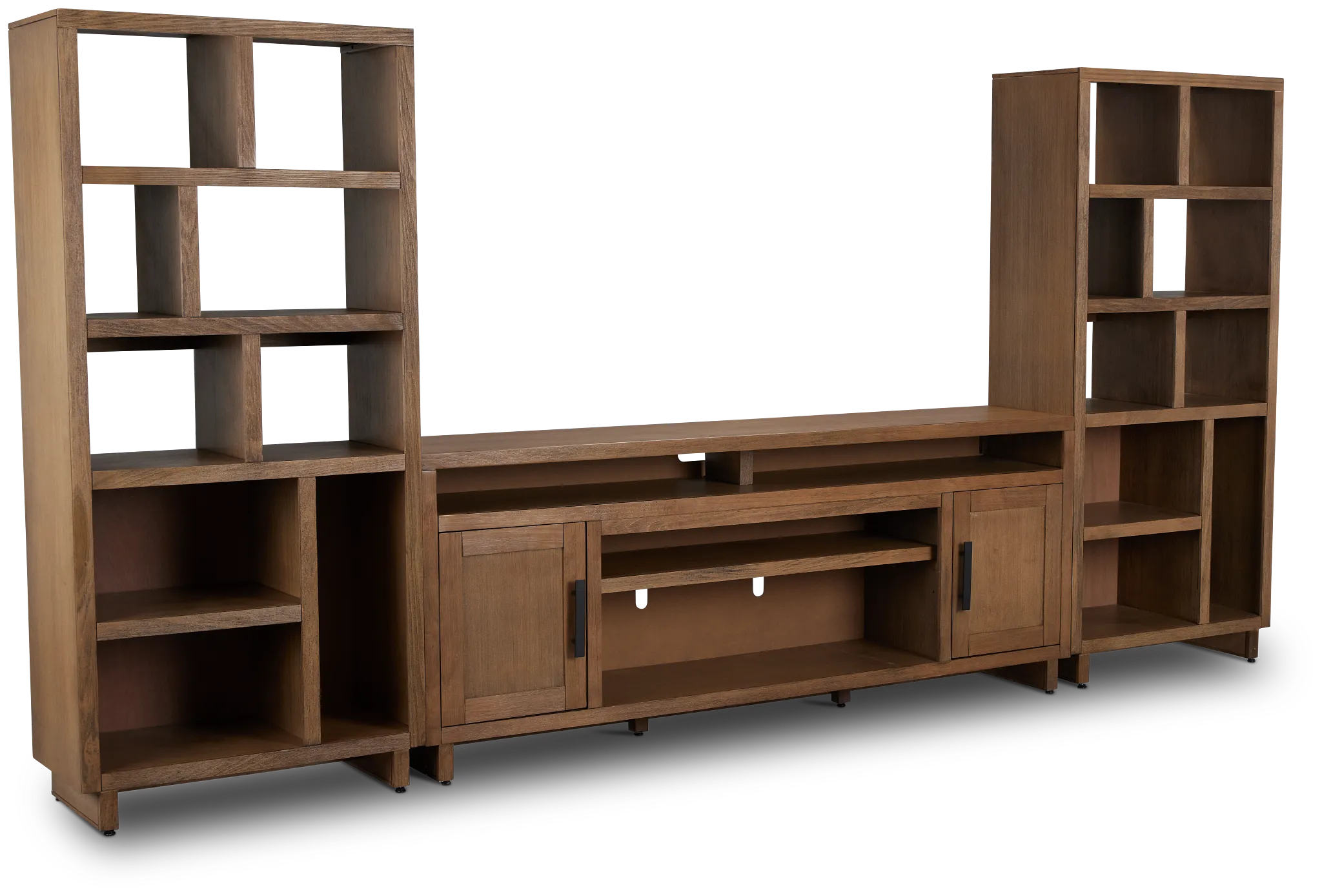 Richmond Light Tone 80" Open Pier Entertainment Wall