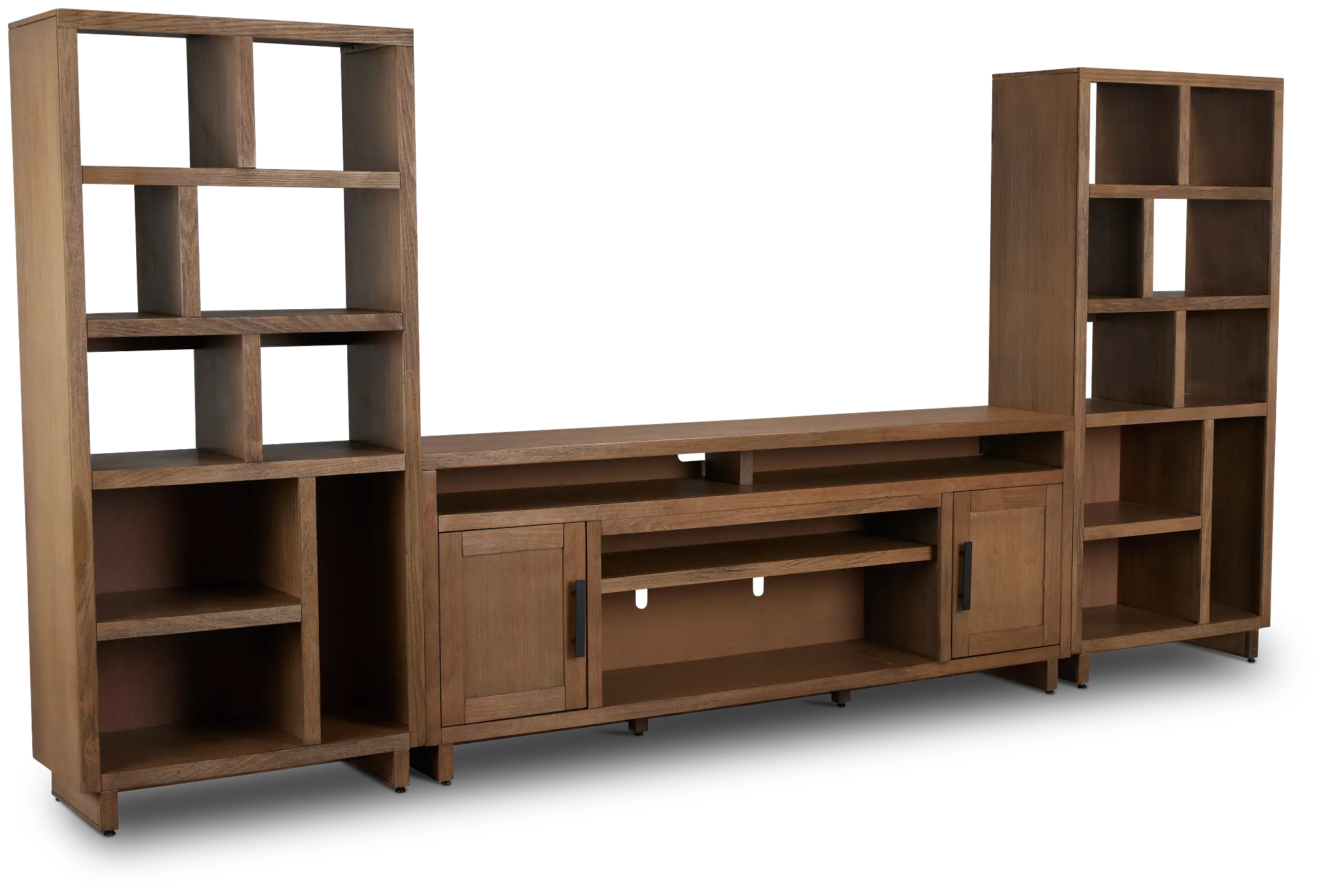 Richmond Light Tone 80" Open Pier Entertainment Wall Richmond Light Tone 80" Open Pier Entertainment Wall