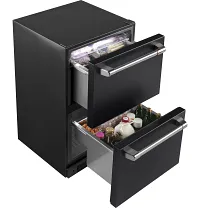 Cafe 06 Series Black Undercounter Refrigerator
