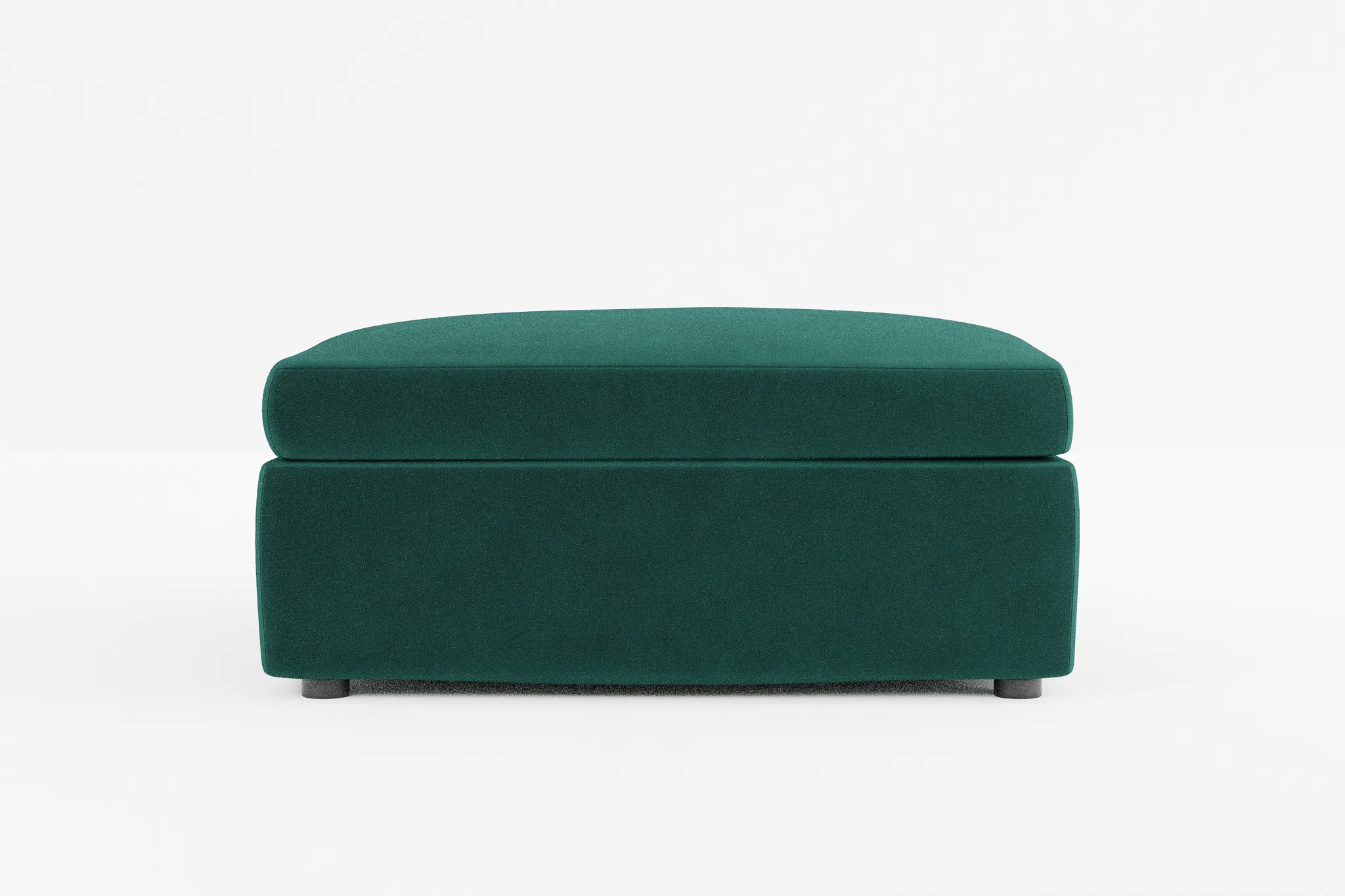 Destin Joya Green Velvet Cocktail Ottoman