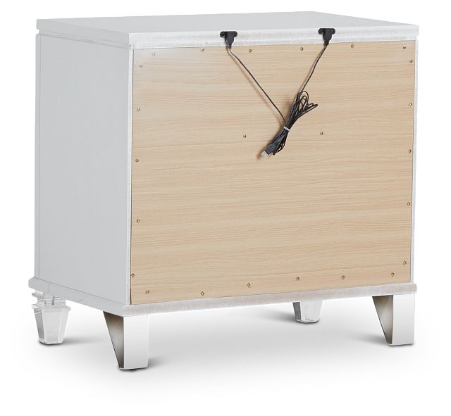 Vegas White Nightstand