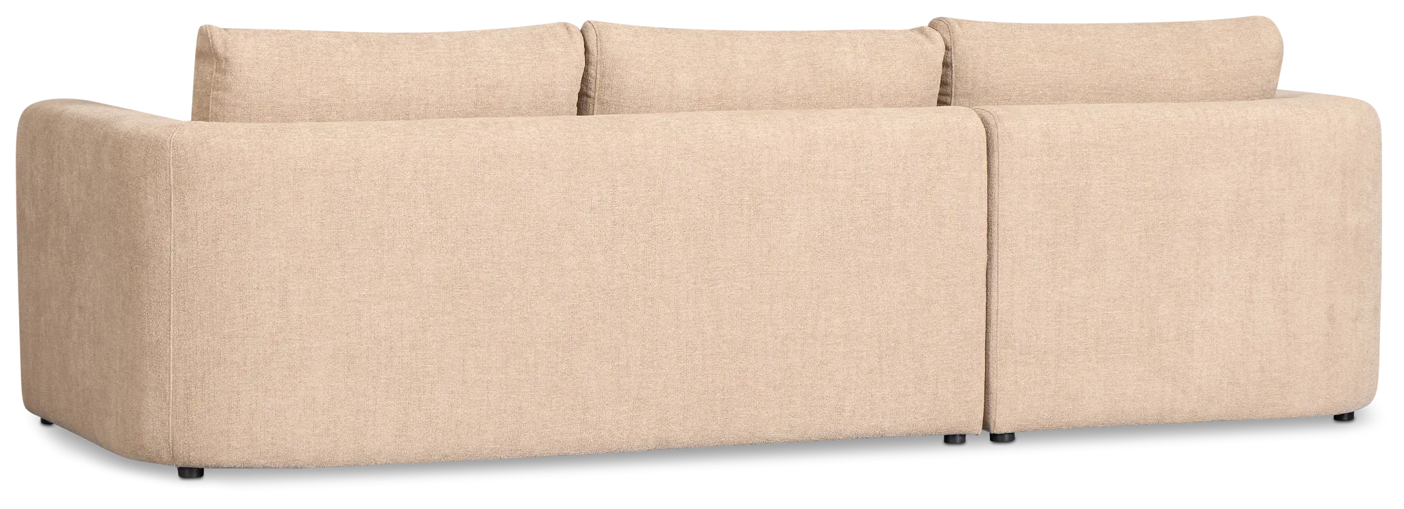 Alma Taupe Fabric Left Chaise Sectional