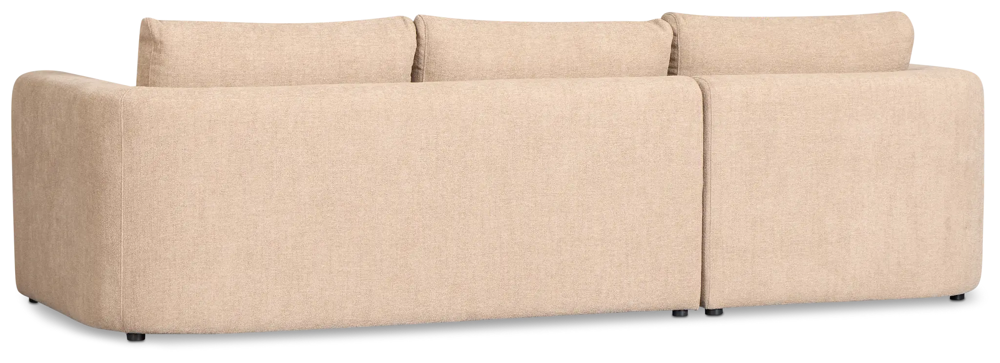 Alma Taupe Fabric Left Chaise Sectional Alma Taupe Fabric Left Chaise Sectional