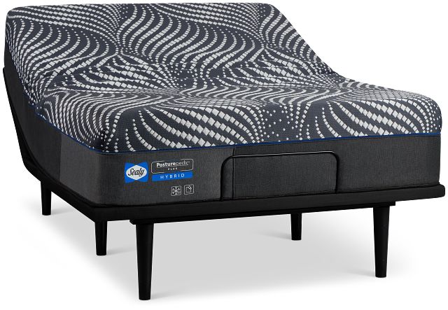 Sealy Posturepedic Plus High Point 14" Soft Ease Adjustable Mattress Set