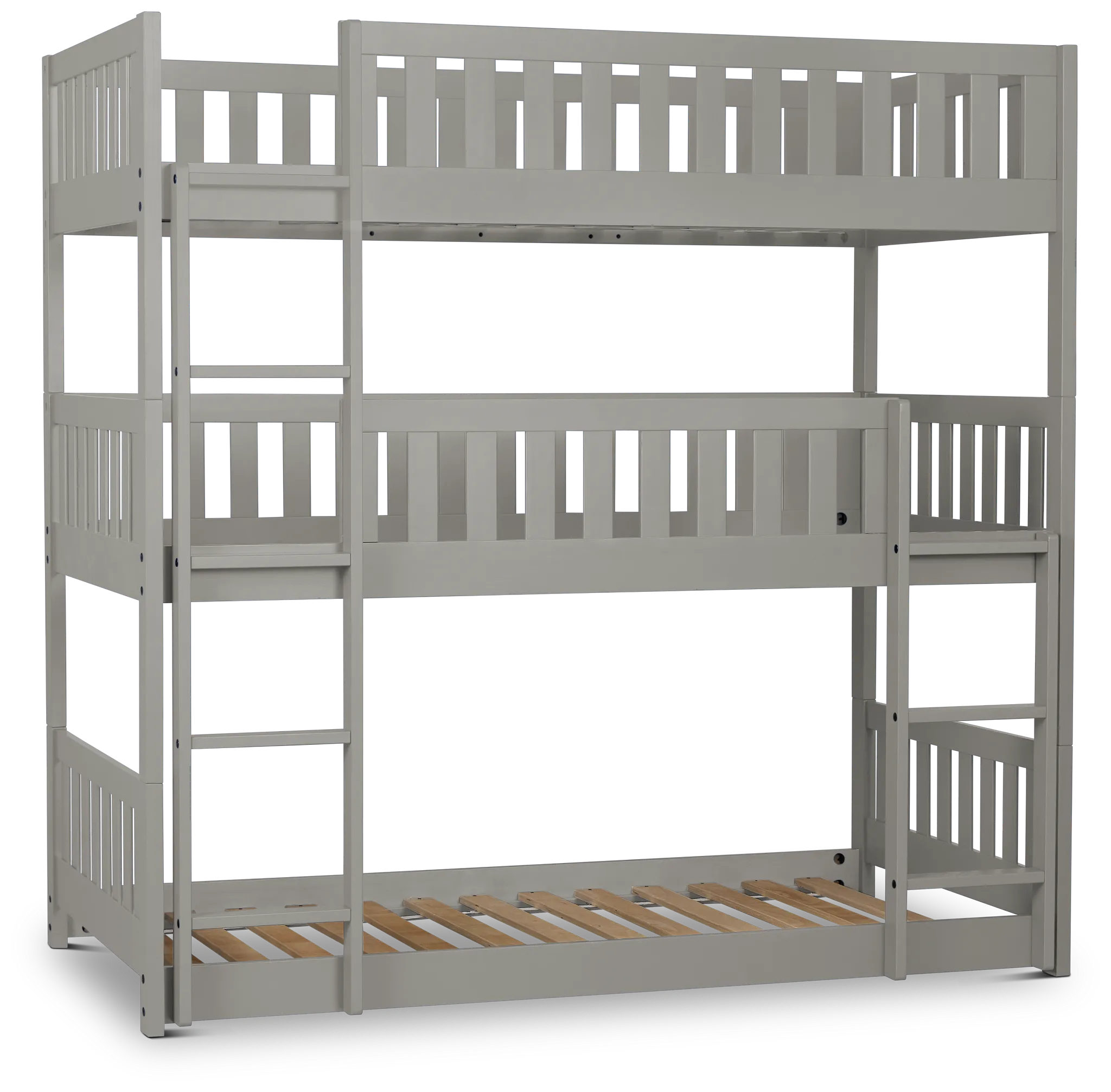 Charleston Gray Triple Bunk Bed