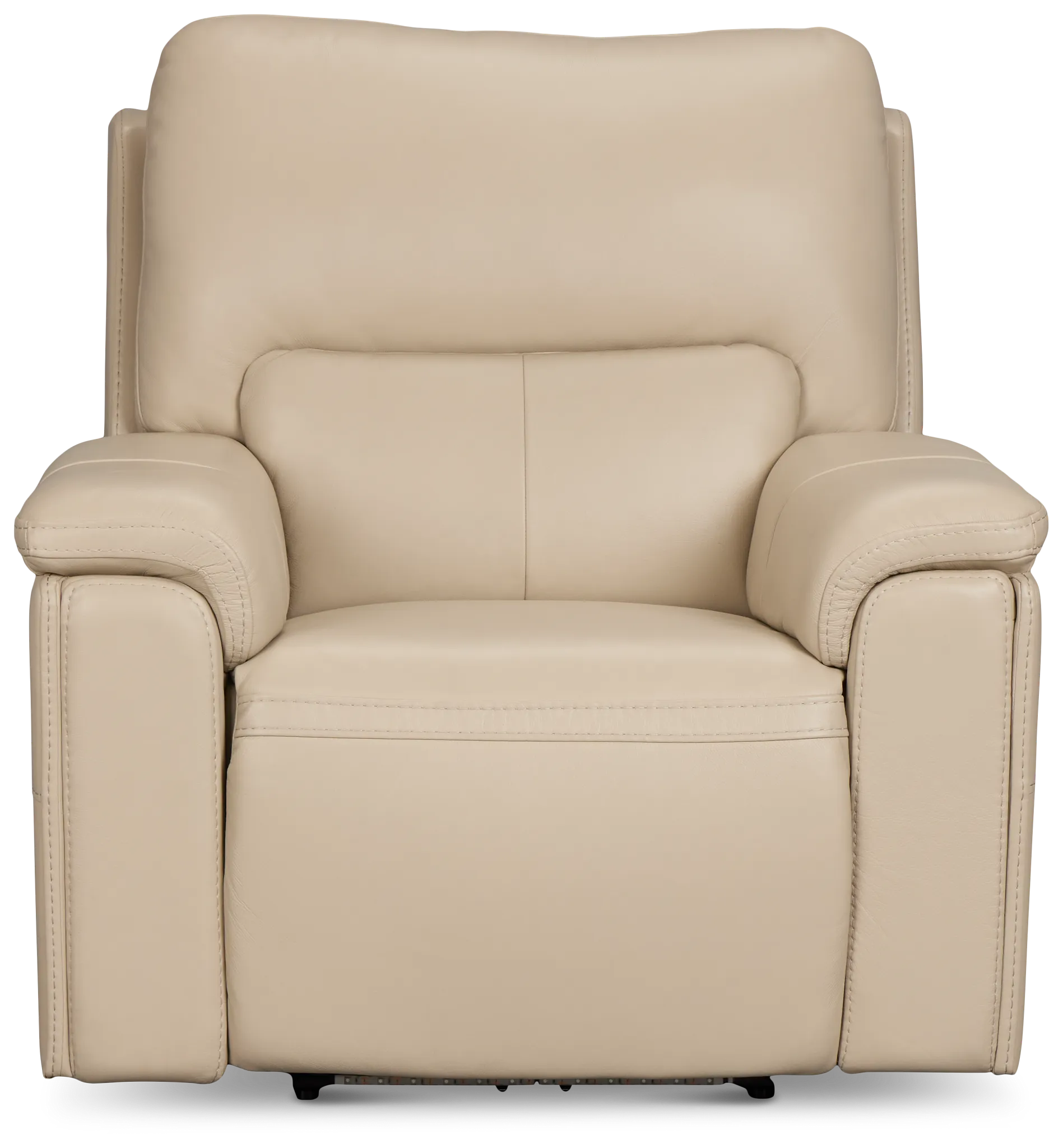 Fallon Beige Lthr/vinyl Power Recliner