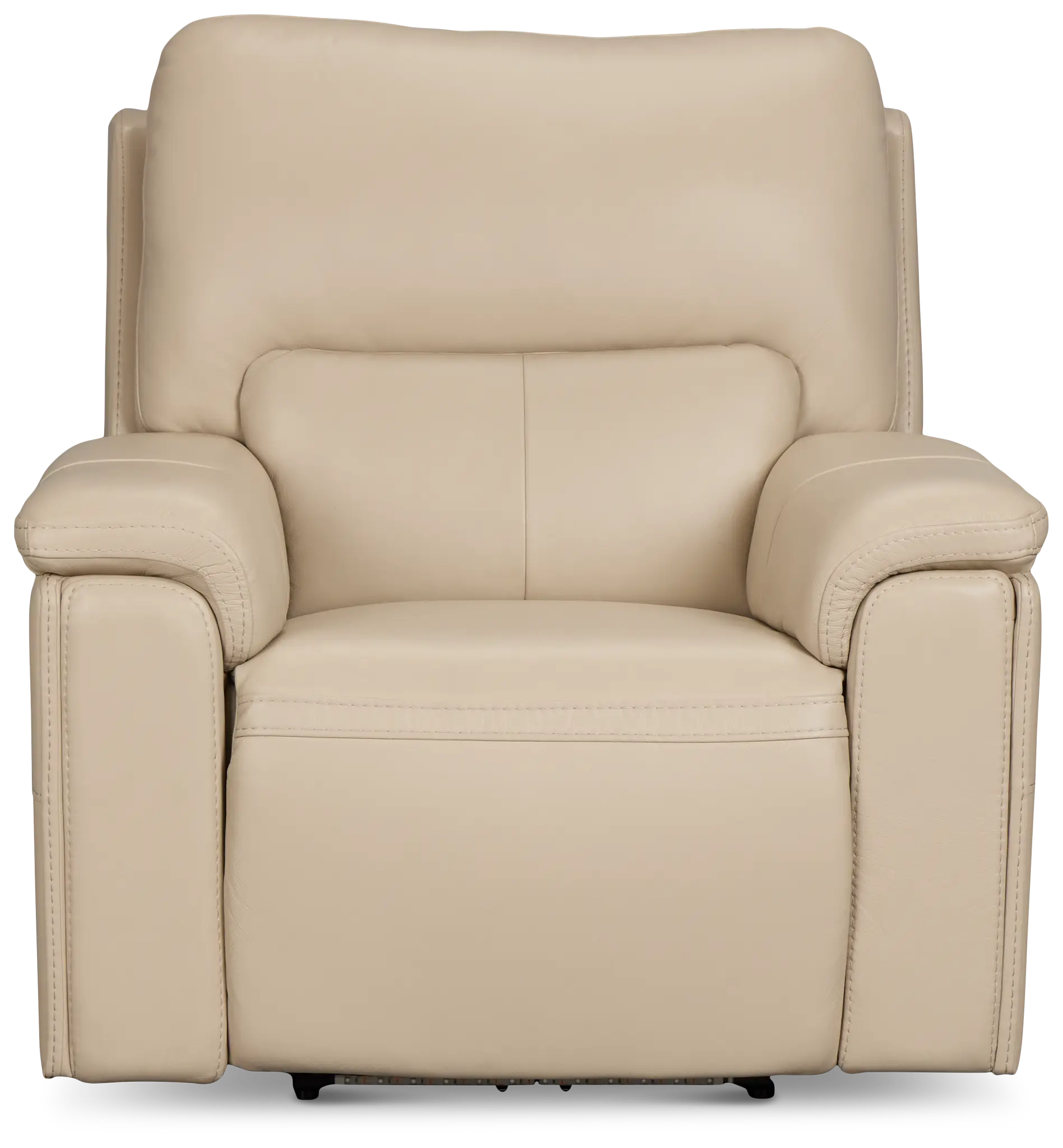 Fallon Beige Lthr/vinyl Power Recliner Fallon Beige Lthr/vinyl Power Recliner