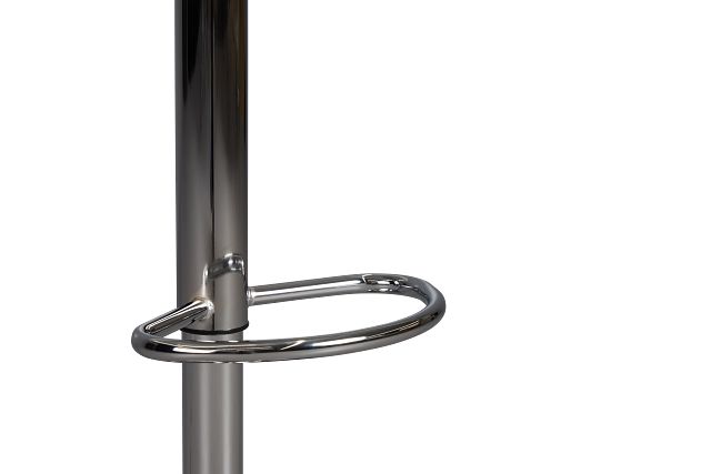 Colton White Adjustable Stool