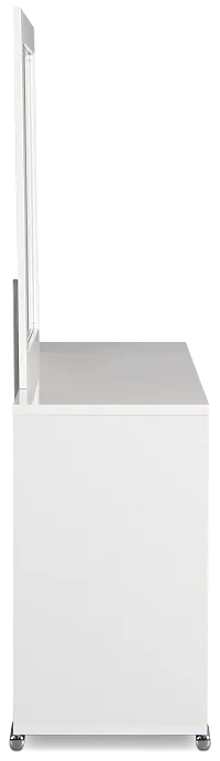 Davie White Dresser & Mirror
