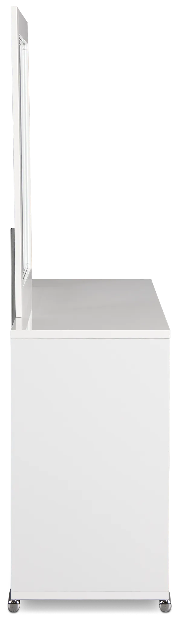 Davie White Dresser & Mirror