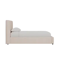 Grayton Natural Beauty Light Blue 44" Upholstered Platform Bed