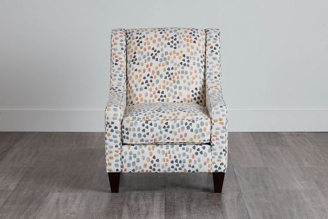 Pfeiffer Yellow Fabric Accent Chair