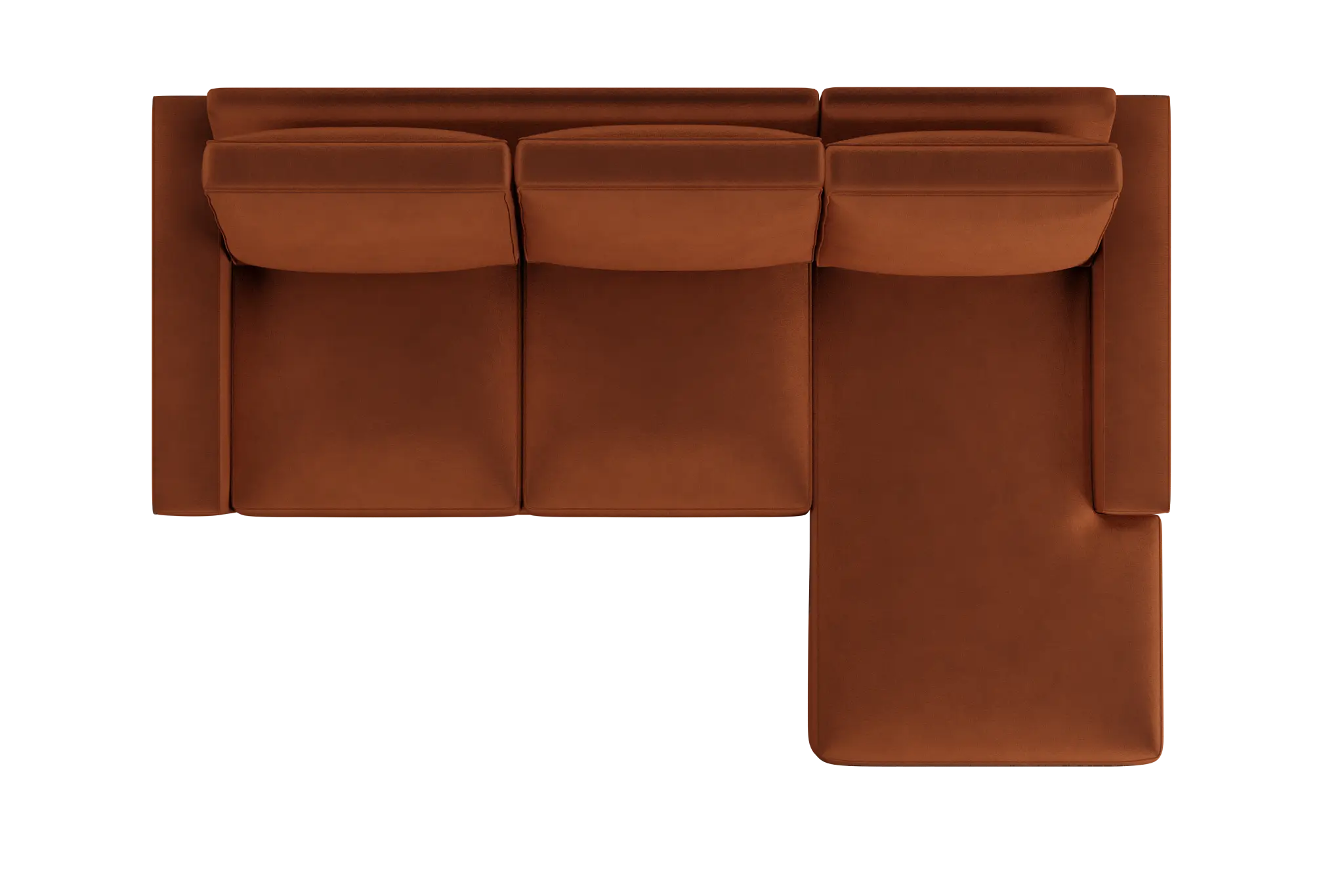 Edgewater Joya Orange Right Chaise Sectional Edgewater Joya Orange Right Chaise Sectional